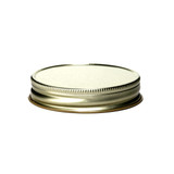 Metal Threaded Lid Gold #70