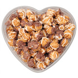 Heart bowl of caramel popcorn drizzled with chocolate — scent inspiration for Moose Munch fragrance oil