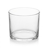 Libbey Cylinder Jar 15oz, empty, angled view