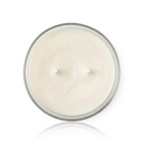 Libbey Cylinder Jar 15oz candle with soy wax, 2 wicks, top-down view