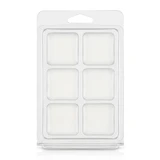 Clamshell Molds (Large) filled with paraffin wax, top-down view