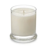 Libbey Status Jar 12.25oz candle with soy wax, single wick, angled view