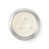 Libbey Storage Jar 22oz candle with soy wax, 3 wicks, top-down view