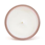 Iridescent Blush Tumbler 10.5oz candle with paraffin wax, single wick, top-down view