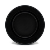 Solara 3-Wick Tumbler Matte Black, empty, top-down view