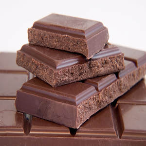 Stacked squares of milk chocolate on a bar — scent inspiration for Milk Chocolate fragrance oil