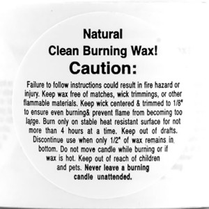 Warning/Caution Labels (Small Soy)