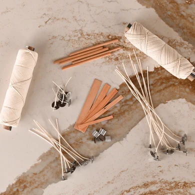 Important information about the different types of wicks we carry, along with sizing charts that provide recommendations based on the diameter of your candle.