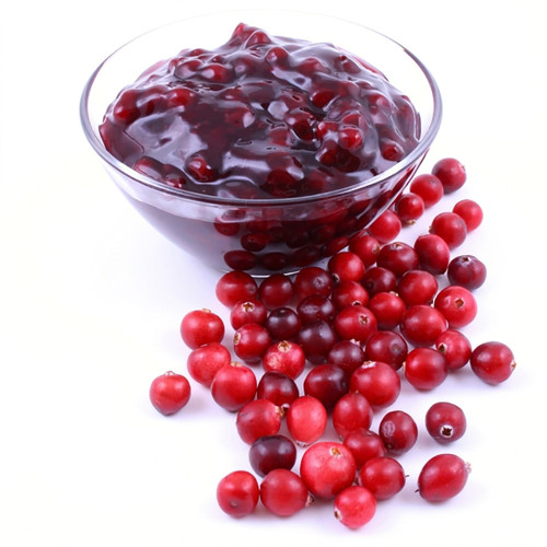 Cranberry preserve in a glass bowl with loose berries — scent inspiration for Cranberry Marmalade fragrance oil
