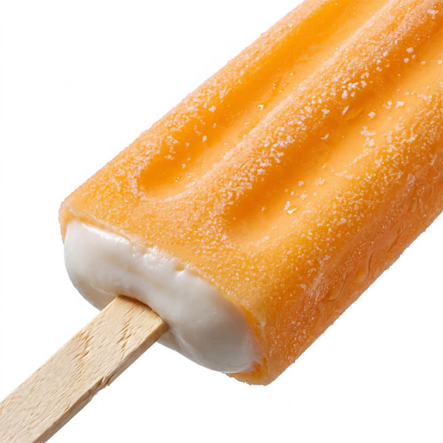 Orange and cream popsicle on a wooden stick — scent inspiration for Dreamsickle fragrance oil