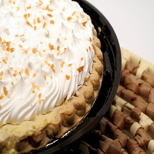 Cream pie topped with whipped cream and coconut — scent inspiration for Coconut Creme Pie fragrance oil