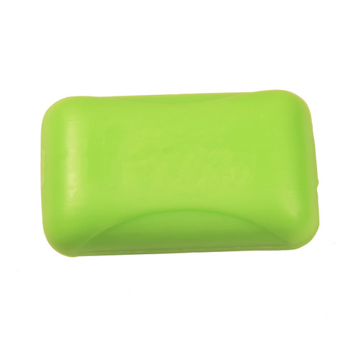 green bar of soap on white background — scent inspiration for Irish Spring fragrance oil