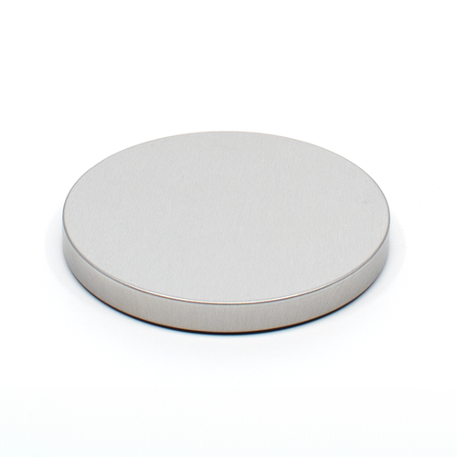 Silver Flat Metal Lid (Medium)