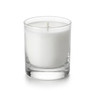 Libbey Tumbler HB Rocks 11oz candle with paraffin wax, single wick, angled view