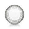Straight Sided Round Jar 9oz, empty, top-down view