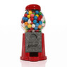 Red gumball machine filled with colorful gumballs — scent inspiration for Bubble Gum fragrance oil
