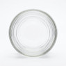 Smooth Sided Jelly Jar 4oz, empty, top-down view