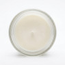 Smooth Sided Jelly Jar 4oz candle with soy wax, single wick, top-down view
