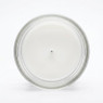 Smooth Sided Jelly Jar 4oz candle with paraffin wax, single wick, top-down view