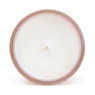 Iridescent Blush Tumbler 10.5oz candle with paraffin wax, single wick, top-down view