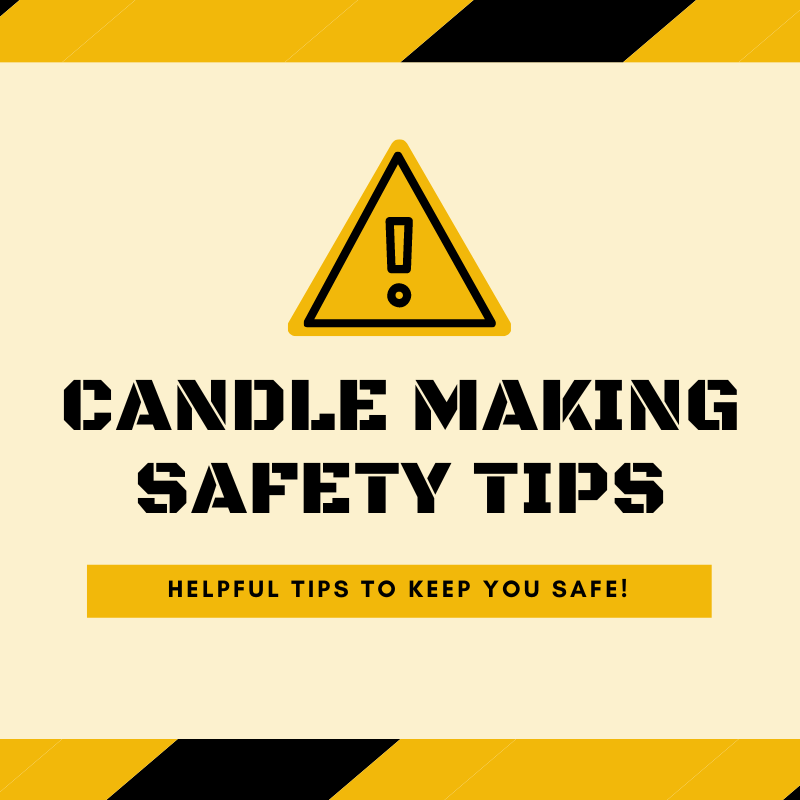 This article goes over several important safety measures you should take when making candles.