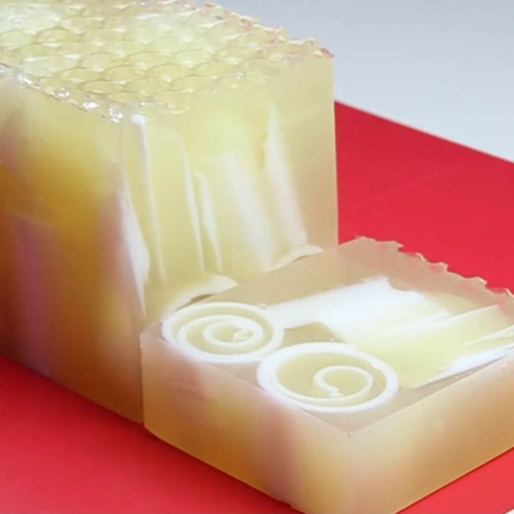 This is a tutorial that walks you through the steps to make a soap with a swirl embed.