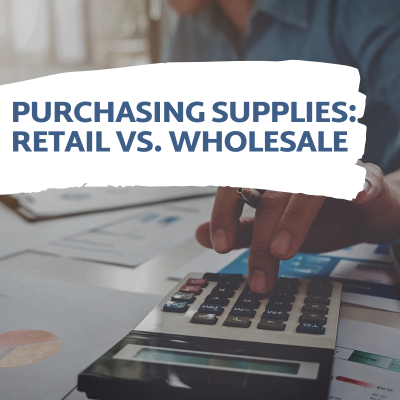 This article discusses the difference in cost when purchasing candle making supplies from a retail store vs. a wholesale supplier.