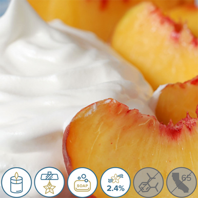 Peaches & Cream Fragrance Oil - Lone Star Candle Supply