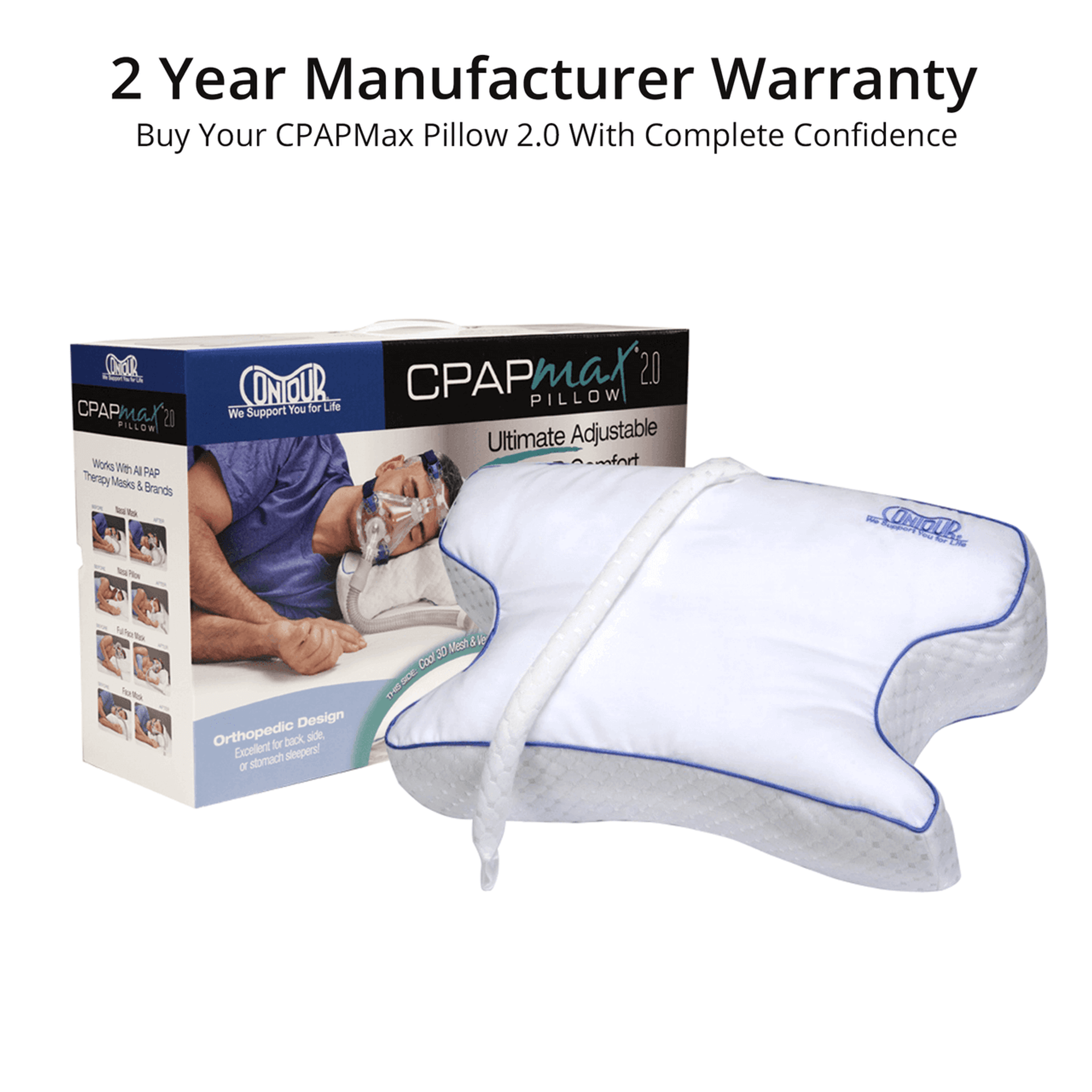 Cpap Pillow For Sleep Apnea And Improved Cpap Therapy 3857