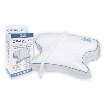 CPAPMax Pillow 2.0 is dual sided like the original cover on your CPAPMax Pillow