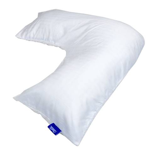 L Shaped White Body Pillow Case
