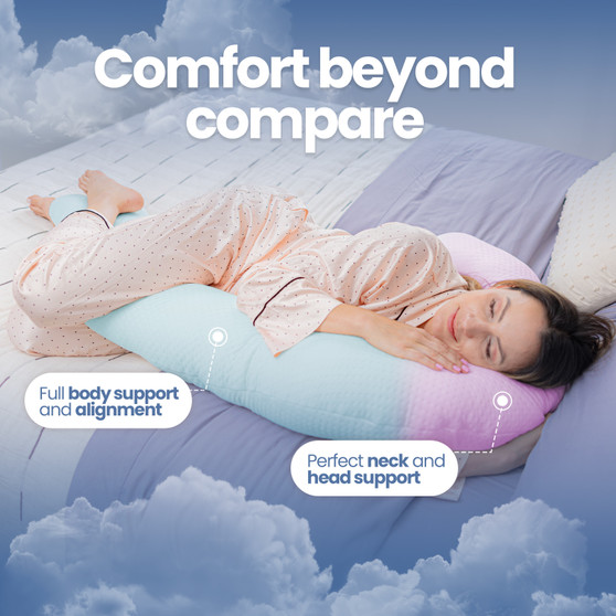 Contour Swan Body Support Pillow Sleep Well All Night