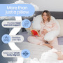 7-in-1 Pillow provide support head to toe.