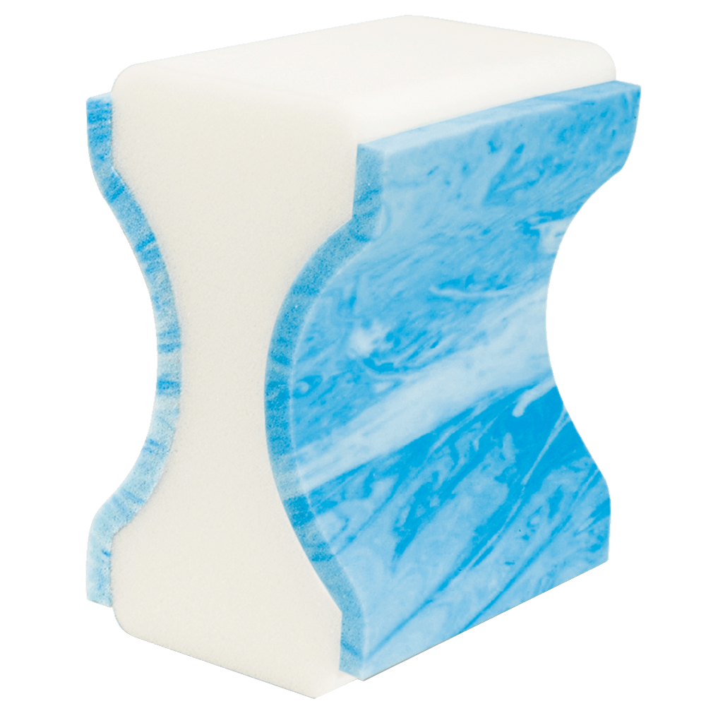 Contour Cool Leg Pillow with Innovative Cooler Memory Foam Construction