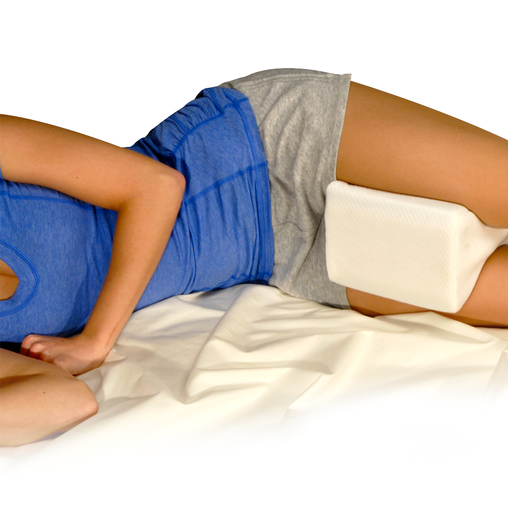 Cooling Foam Leg Pillow @Sharper Image  Leg pillow, Side sleeper pillow,  Unique pillows