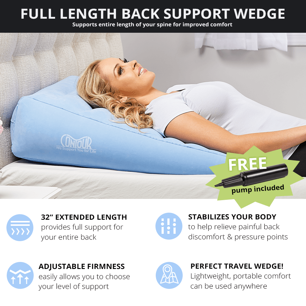 5 Benefits of Back Support Pillow, Wedge Pillow Uses, Back Support