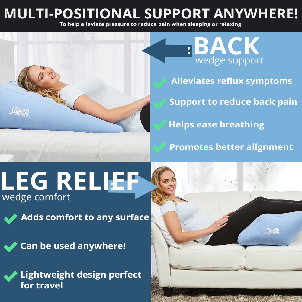 Contour Pillows, Wedge Cushions and Back Support