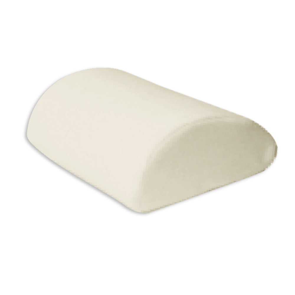 Large Half Moon Bolster Pillow for Legs, Knees, Lower Back and Head