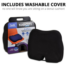 Includes descreet, washable cover. Replacement covers also available in Black, Blue or Gray