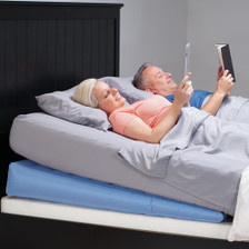 Gradual incline also is perfect for back support while reading, watching tv or relaxing in bed