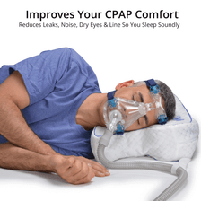 Exclusive CPAPMax CPAP pillow designed to improve your comfort and features various benefits to stay complaint