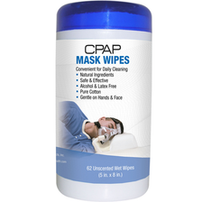 CPAP Wipes make it easy to clean CPAP Masks