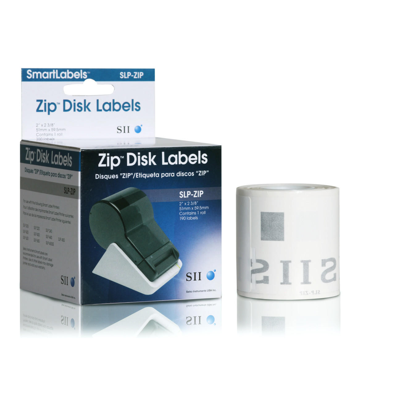 Seiko SLP620 | SLP650 2 x 2.375 Labels | White Media Labels