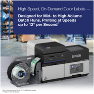 Introducing the Epson ColorWorks C8000 High-Speed Industrial Color Label Printer