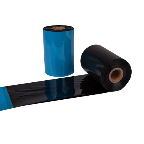 LabelJET 8.66" x 1476Ft / 220mm x 450m Black LJW121 Wax Ribbon For Zebra Industrial Printers 12/Rolls  LJ39156