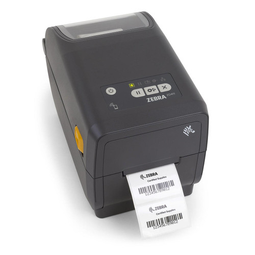 Zebra ZD411t 2-Inch 203 dpi, 6 ips Thermal Transfer Label Printer USB/LAN/BTLE5 | ZD4A022-T01E00EZ  ZD4A022-T01E00EZ