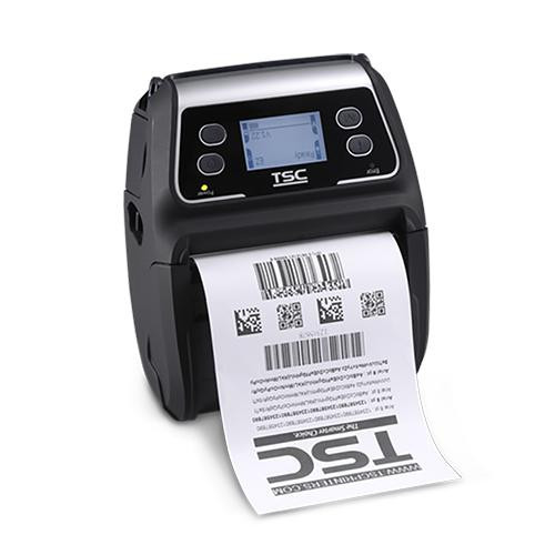 TSC Alpha-40L 4" Linerless Label/Receipt Mobile Printer with Bluetooth 5.0 | A40L-A001-0011  A40L-A001-0011