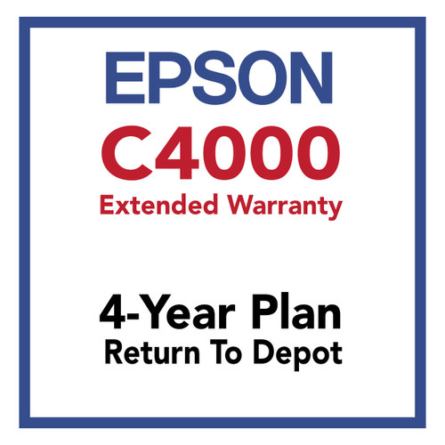 Epson CW-C4000 Extended Warranty Depot Repair 4-Year Plan  EPPCWC4000R4