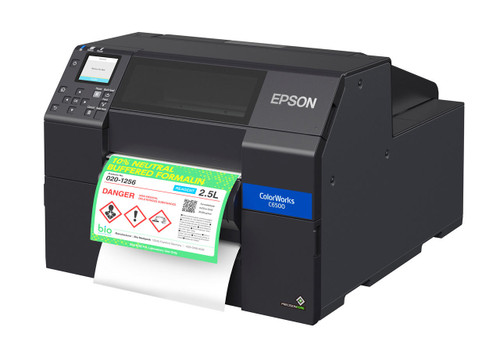 Epson ColorWorks CW-C6500P Gloss Color Inkjet Label Printer with Peeler C31CH77A9971  C31CH77A9971