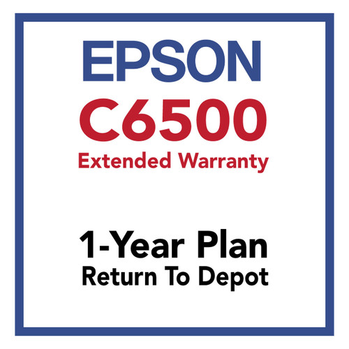 Epson C6500 One Year Extended Depot Warranty  EPPCWC6500R1
